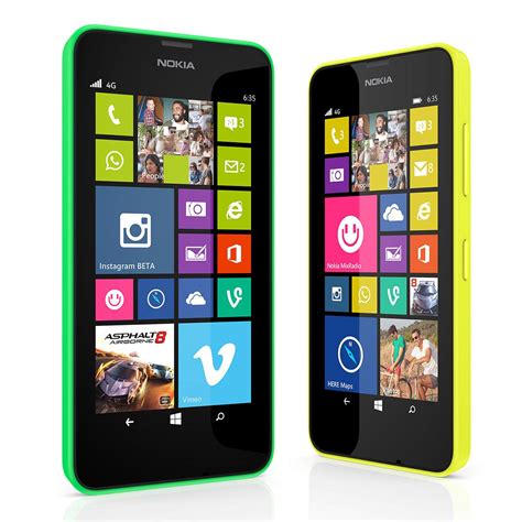Lumia 635 dual sim 17 Advantages Microsoft Lumia 640 (Dual-Sim 3G) vs: 4 Advantages Nokia Lumia 635 (RM-974) + 1GB LPDDR2 100% More RAM memory